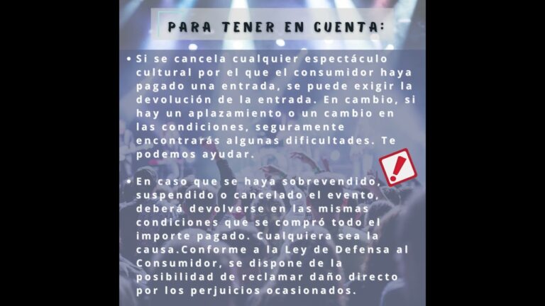 Gu&iacute;a Completa sobre la Pol&iacute;tica de Devoluci&oacute;n de Tickets para Eventos