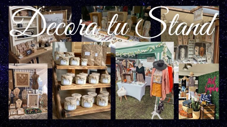 Ideas Creativas para la Decoraci&oacute;n de un Stand en un Mercado Artesanal