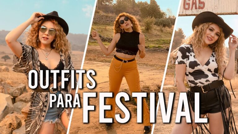 Outfits Perfectos para Festivales con Amigos